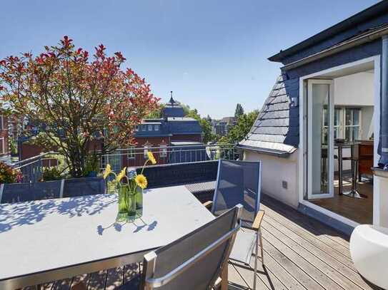 Bismarckviertel - Wohnung mit großer Dachterrasse