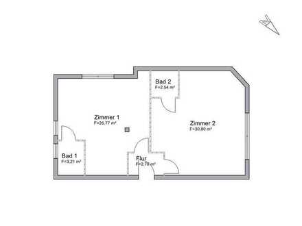 Freiburg West - 66 m² - Souterrain - Provisionsfrei