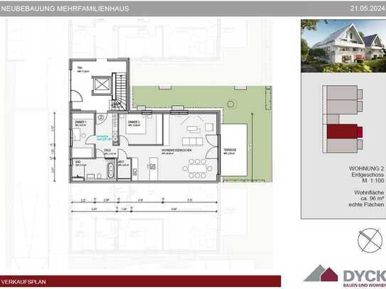 NEUBAU - zwei Mehrfamilienhäuser mit jeweils 6 Wohnungen