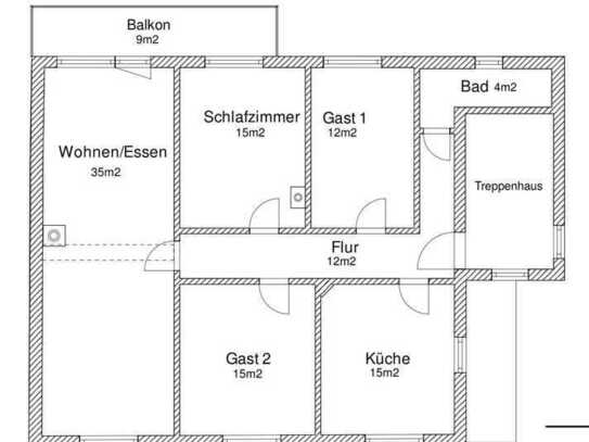 Schöne 4-Zimmer-Wohnung mit Balkon und EBK in Bestlage in Bad Staffelstein