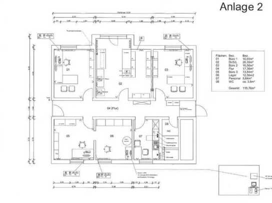 Attraktive Bürofläche in ruhiger und zentraler Lage