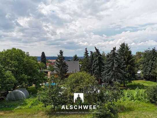 ***Exklusiv***Erschlossener Bauplatz (zweite Reihe) in Top-Lage von Weinböhla!