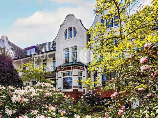 Charmante Stadtvilla mit Süd-Garten in HH-Harvestehude