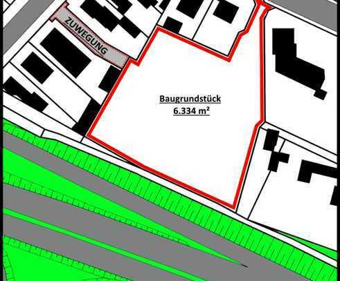 Delmenhorst-Adelheide: Gr. Baugrundst., 6.334m², bebaubar mit 2 MPH (16 Wohnungen) u. 2 Doppelhäuser