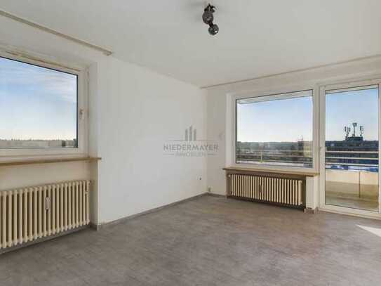 Etage 8 von 8: perfekt geschnittenes Apartment mit großem Balkon sucht neuen Eigentümer!