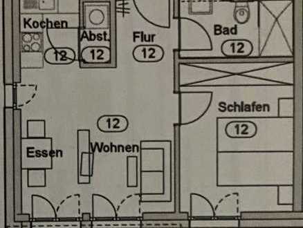 Geschmackvolle Wohnung mit zweieinhalb Zimmern sowie Balkon und EBK in Bad Kreuznach
