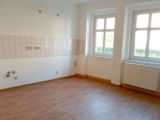 Hochparterre ! Gemütliche 2-Zimmer-Wohnung mit Wohnküche in der Bautzner Neustadt!