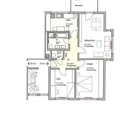 Holzmaden: Gut geschnittene 3-Zimmer Wohnung in ruhiger Lage