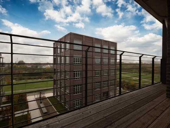 Hafen 1 - Exklusive Dachgeschoss-Wohnung | Loggia | Parkett | Fußbodenheizung | Offene Küche | Aufzu