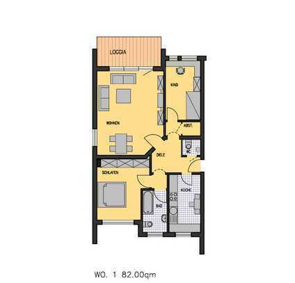 Schöne Erdgeschoss-Wohnung zu vermieten