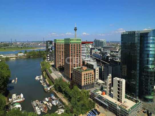 360° Blick über den Düsseldorfer Medienhafen - 15te Etage