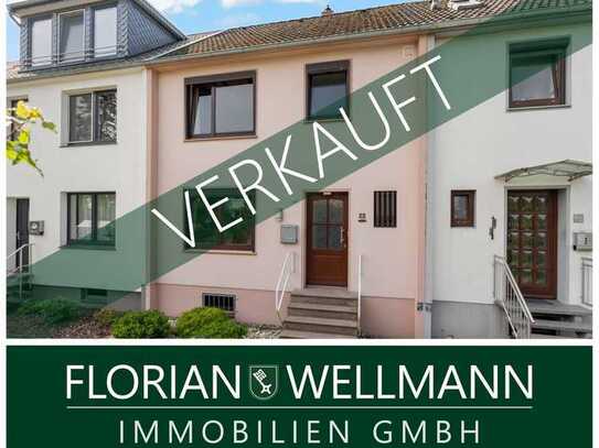 Achim - Uphusen | Gepflegtes Reihenmittelhaus mit Südwest-Terrasse, Vollkeller und Garage in idylli