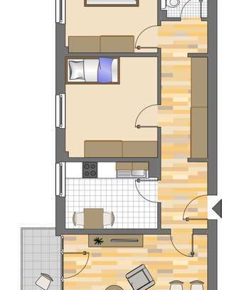 3-Zimmer-Wohnung in Neuss Erfttal