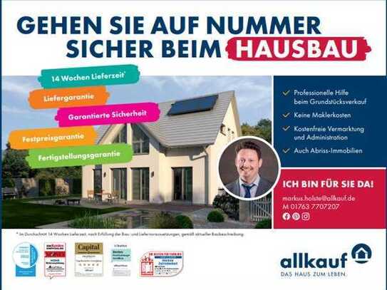 MEGA Lage und Mega-Baumöglichkeit! Walmdach GENEHMIGT! Neues Traumhaus gefällig?