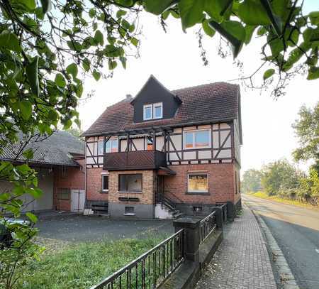 Kleine Hofreite an der Stadtgrenze zu Marburg