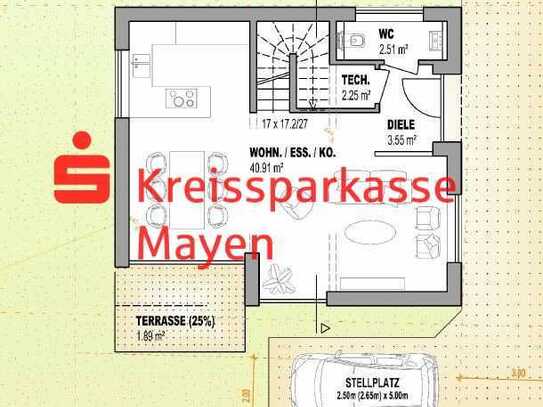 Freistehender NEUBAU in angenehmer Wohnlage am Kirchberg.