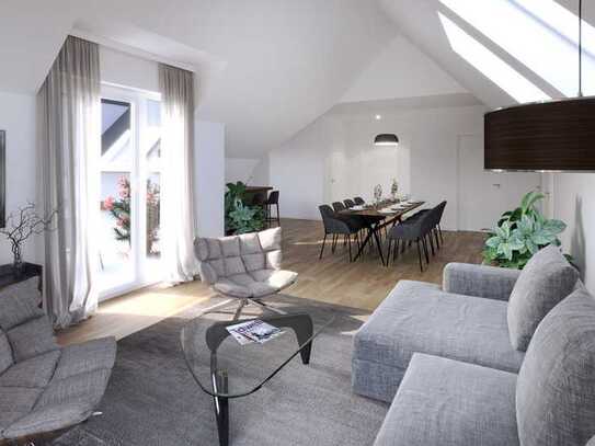 Wohnen am Stadtpark in Sulzbach (Ts.) Exklusive 5-Zimmer Penthouse-Wohnung mit sonniger Dachterrasse