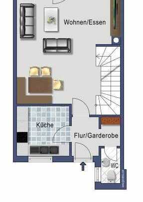 RMH mit Wohlfühlcharakter+Elbnähe, 5 Zi, ca. 124,85 m², ca. 200 m² Gartenanteil, vermietet, ohne PV