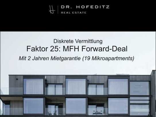 6000€/qm Forward-Deal: Neubau-MFH mit 19 Mikroapartments in guter Lage Eidelstedts