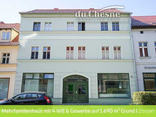 Mehrfamilienhaus mit 4 WE und Gewerbe auf 1.690 m² Grund