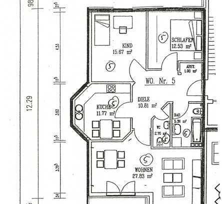 Barrierefreie Wohnung mit ÖPNV Anschluss