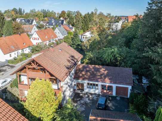 Ruhig und zentral gelegenes Grundstück mit Altbestand in Neugablonz