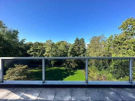 Exklusive 6-Zimmerwohnung mit zwei Balkonen und parkähnlichem Blick im Düsseldorfer Zooviertel