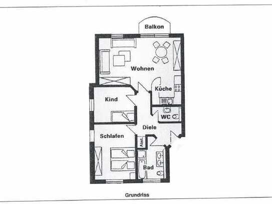 TOP 3-Zimmer-Wohnung im schönen Brieselang*Balkon*Gäste WC*Stellplatz