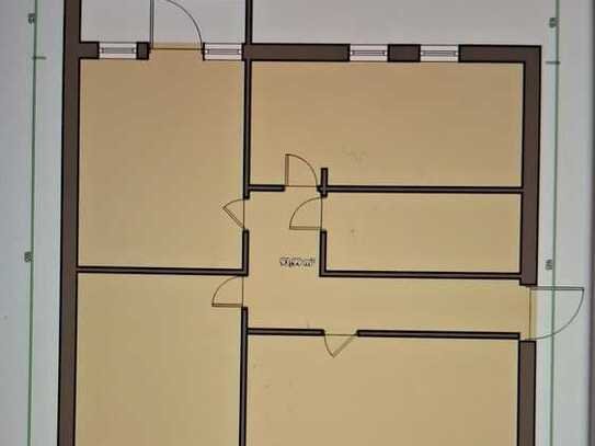 Hbf 5 Min. Fußweg, 3 Zimmer mit Balkon, WG geeignet, Küche vorhanden