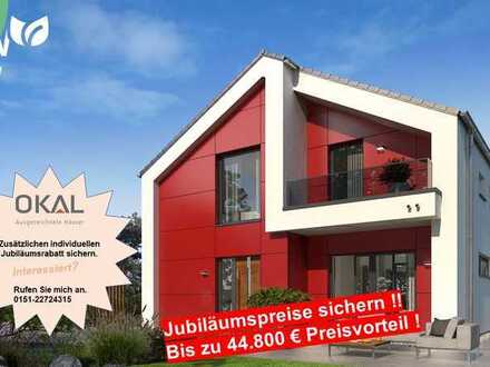 OKAL-AKTIONSHAUS zzgl. JUBILÄUMSRABATT - EINZUGSFERTIG inkl. Grundstück
