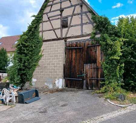 Scheune in Sachsenheim (Hohenhaslach) zu verkaufen. Provisionsfrei!