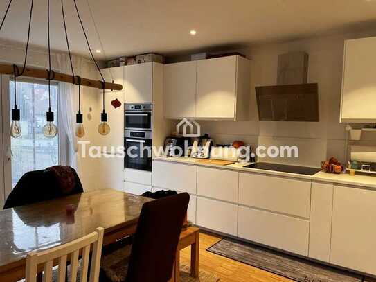 Tauschwohnung: 4 ZW Maisonette mit großem Garten und Wintergarten