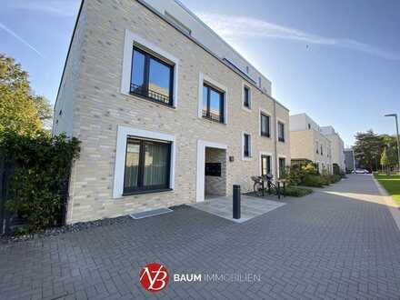Neuwertige und barrierearme 3-Zimmer-Wohnung mit Balkon und TG-Stellpatz in Meerbusch-Büderich.