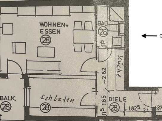 Attraktive 2-Zimmer-Wohnung mit EBK und Balkon in Wachenheim (Altersgerecht)