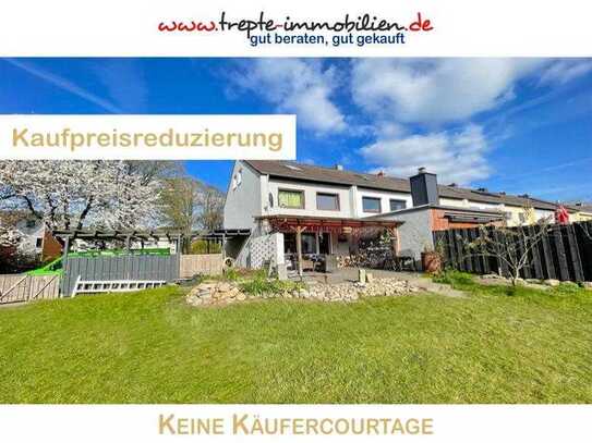 KINDERFREUNDLICHES RIESENGRUNDSTÜCK !!! ENDreihenhaus mit Vollkeller, Carport & Viel Potential !!!