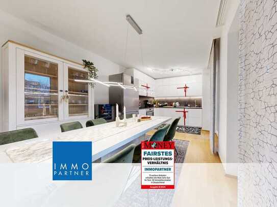 IMMOPARTNER - STADTWOHNUNG (BJ 2021) - PERFEKTER GRUNDRISS, TOLLER BALKON