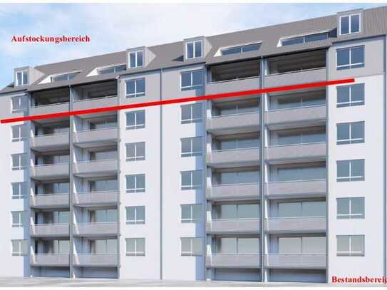 Investitionsmöglichkeit Aufstockung zweier Mehrfamilienhäuser - Erstellung ca. 16 Wohnungen 1.150 m²