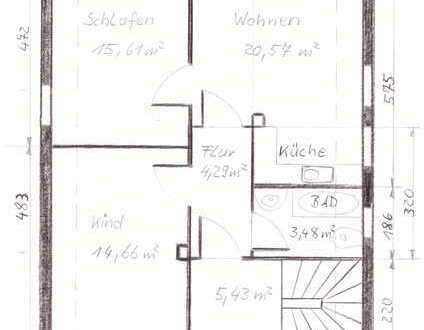 Schöne 2,5-Zimmer-DG-Wohnung in Friedberg-West