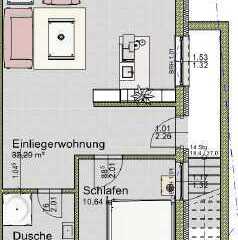 Neubau 49 m² - 2.0 Zi. Einbauküche VinylEiche hell, KFW 15, Dusche ebenerdig