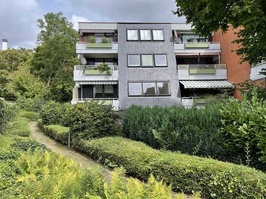 Helle, gepflegte 3-Raum-Hochparterre-Wohnung mit Balkon, mit EBK, TG-Stellplatz in ME-Metzkausen