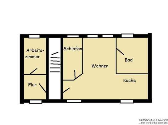 2-Raum-Wohnung mit EINBAUKÜCHE in Kirchberg/Sa. zu vermieten!