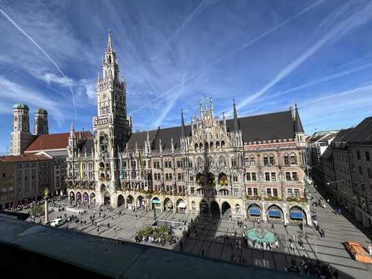 Galerie-Appartement mit Dachterrasse direkt am Marienplatz