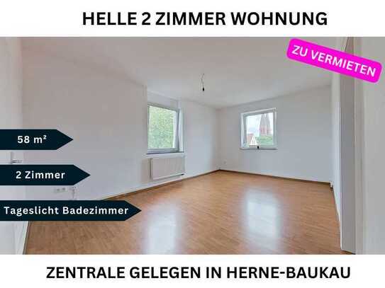 Helle 2-Zimmer-Wohnung im 3.OG eines gepflegten Mehrfamilienhauses in zentraler Lage in Herne-Baukau