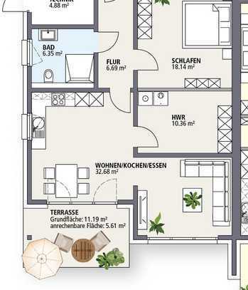 Hochwertige Ausstattung und ernergiesparende Technik - 
Neubau einer barriefreien Bungalow-Anlage