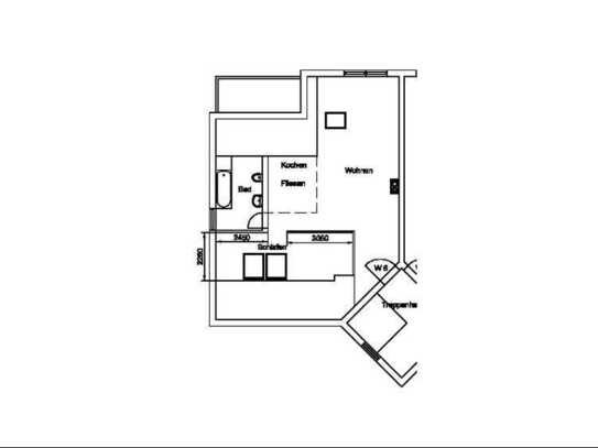 Wohnen im Grünen - Neuwertige 2-Raum-DG-Wohnung in Dresden