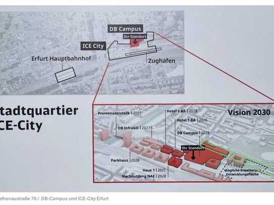 Vielseitige Bebauung (Mischgebiet) Baugrundstück an der ICE-City-Erfurt