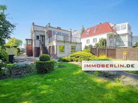 IMMOBERLIN.DE - Sehr attraktives individuelles Haus mit großer Gartenidylle in exzellenter Lage