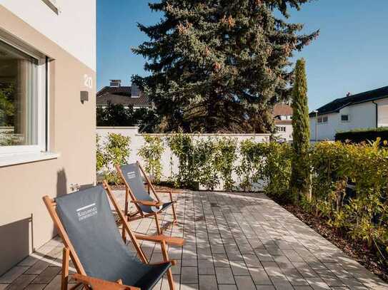 Toplage Hambacher Höhe - Hochmoderne Terrassenwohnung mit Privatgarten!