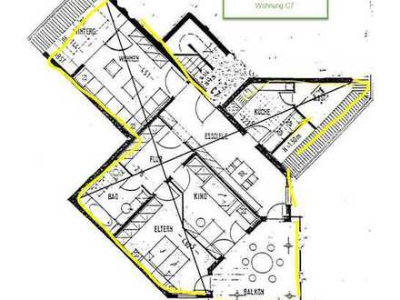 Vollständig renovierte 3-Raum-Wohnung mit großem West/Balkon, Essdiele und Einbauküche in Landau