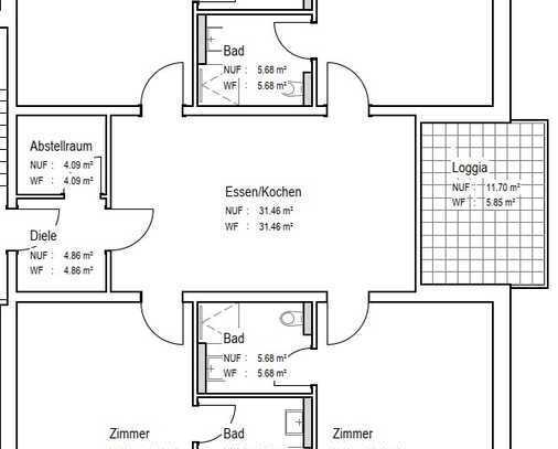 Komfort und Networking in einer Community - 1-Zimmer, eigenes Bad, gemeinsamer Essbereich